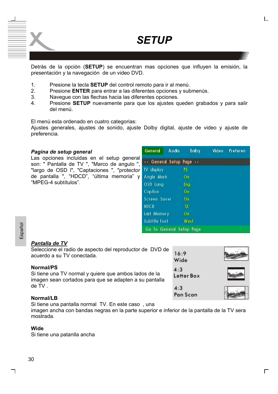 Setup | Xoro HSD 2220 User Manual | Page 204 / 220