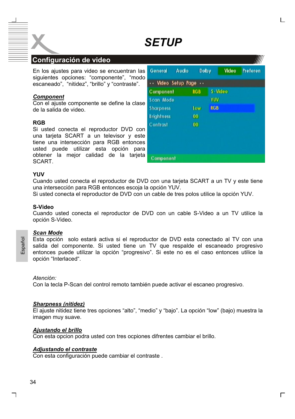 Setup | Xoro HSD 2220 User Manual | Page 208 / 220