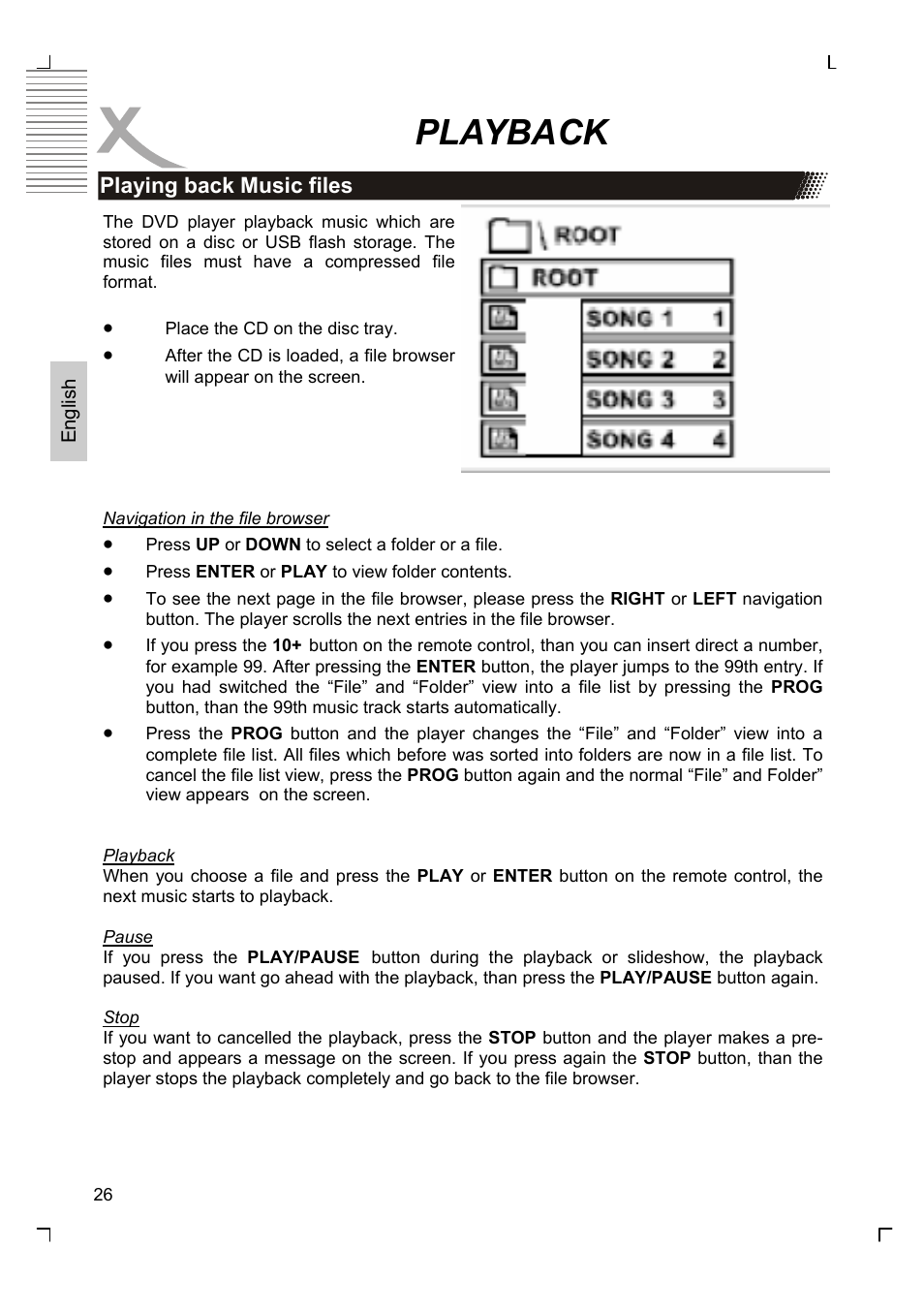 Playback | Xoro HSD 2220 User Manual | Page 70 / 220