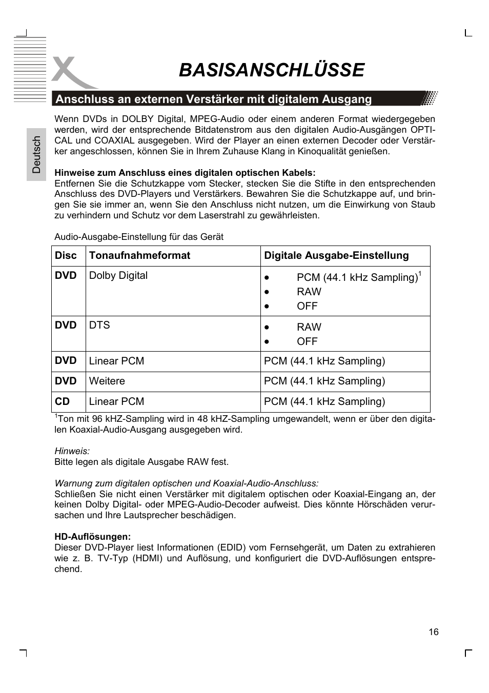 Basisanschlüsse | Xoro HSD 8430 User Manual | Page 16 / 243