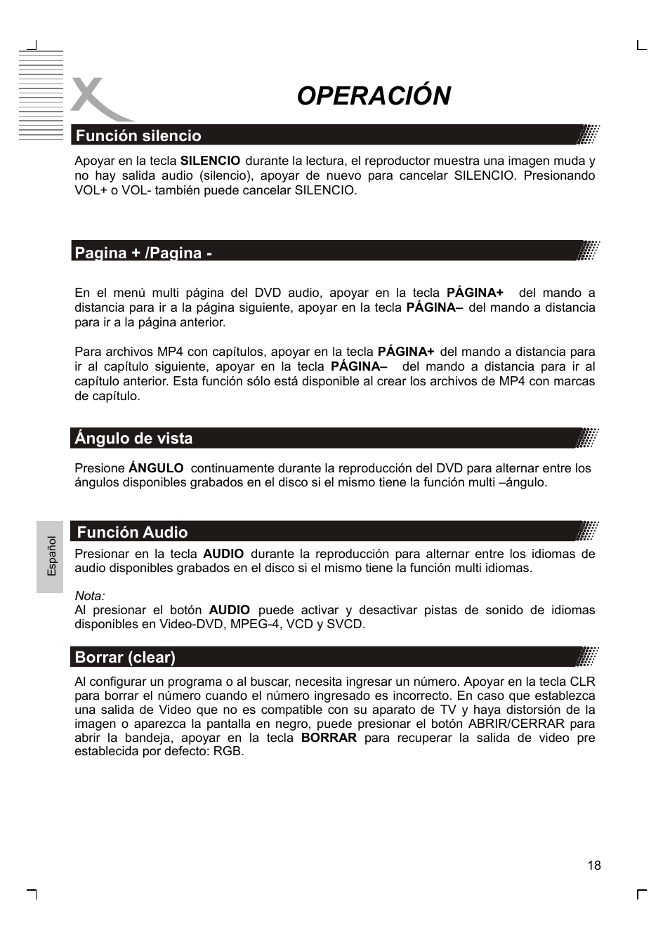 Operación | Xoro HSD 8430 User Manual | Page 210 / 243