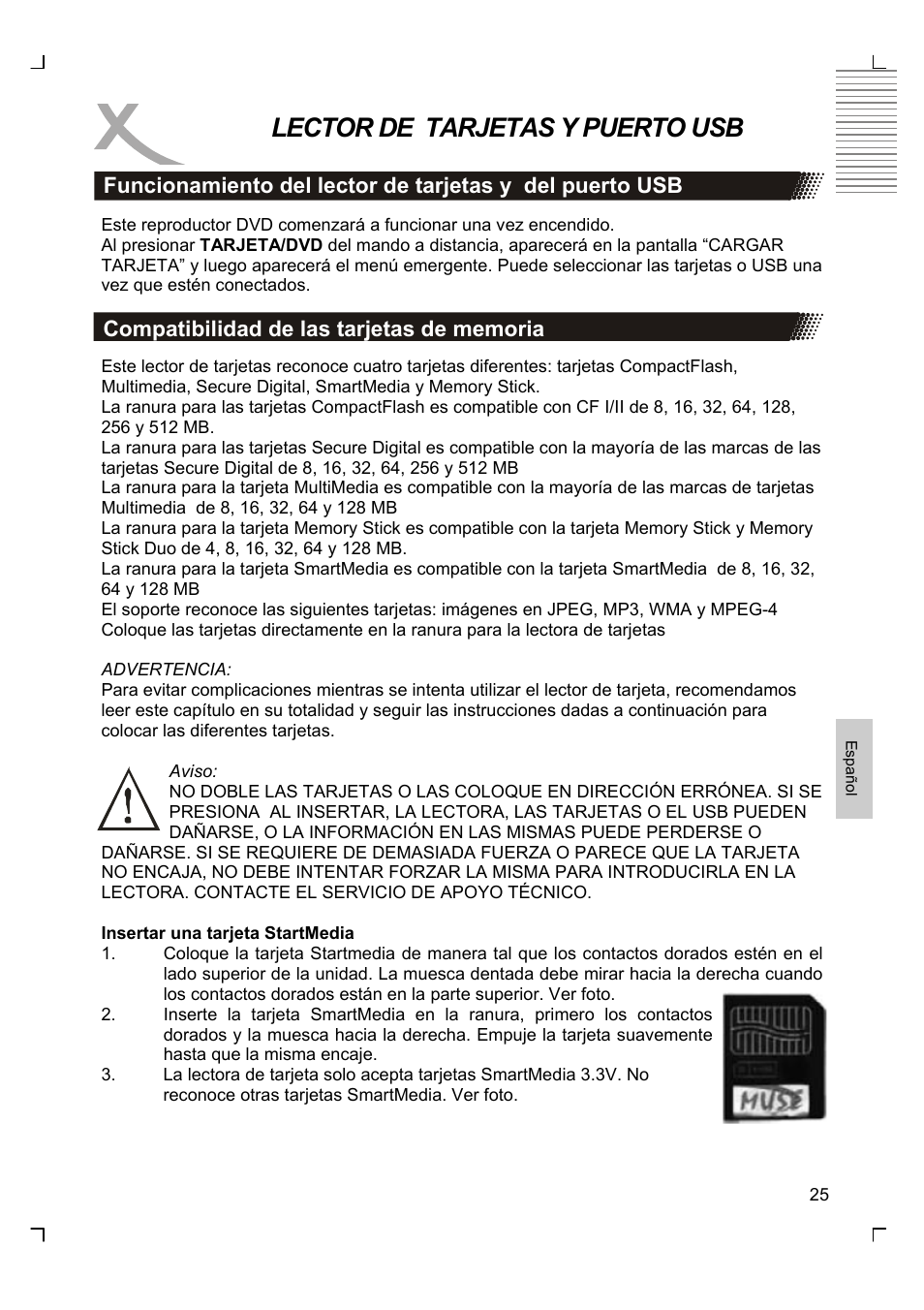 Lector de tarjetas y puerto usb | Xoro HSD 8430 User Manual | Page 217 / 243