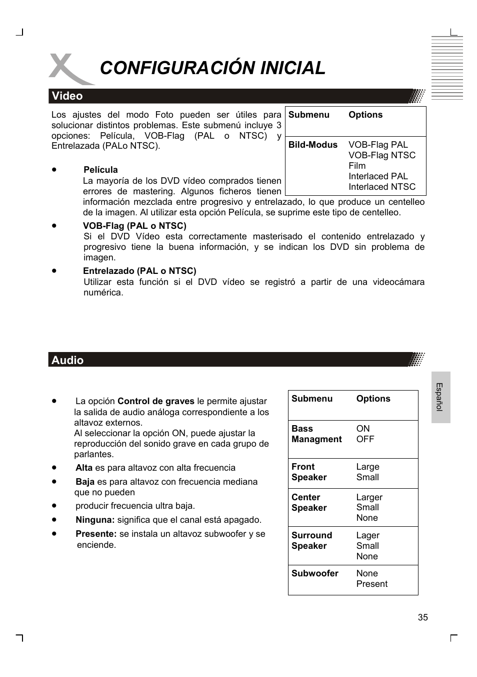 Configuración inicial | Xoro HSD 8430 User Manual | Page 227 / 243