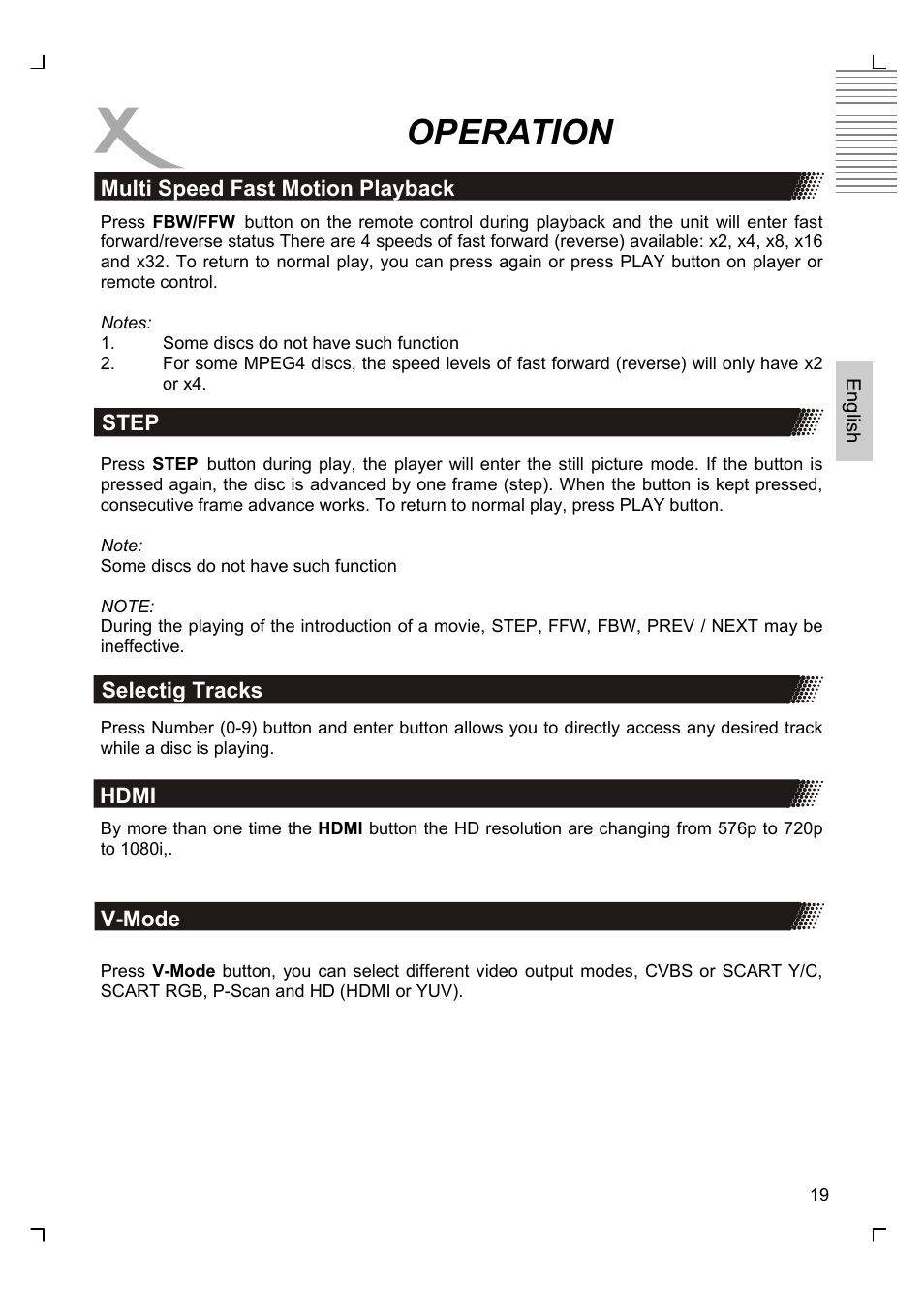 Operation | Xoro HSD 8430 User Manual | Page 69 / 243