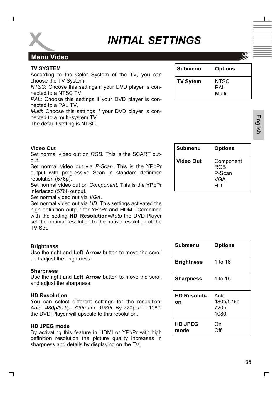 Initial settings | Xoro HSD 8430 User Manual | Page 85 / 243