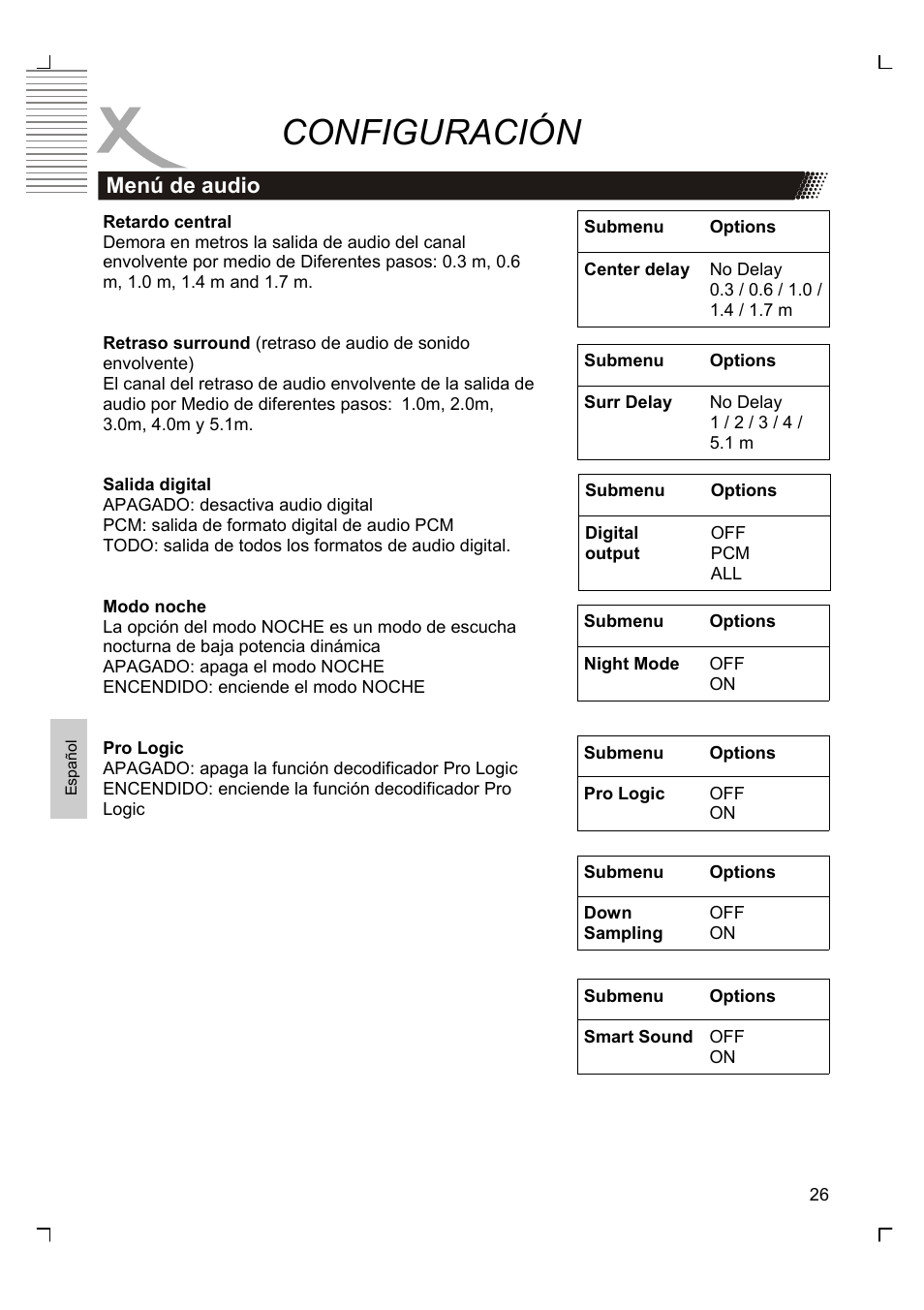 Configuración | Xoro HSD 8420 User Manual | Page 158 / 170