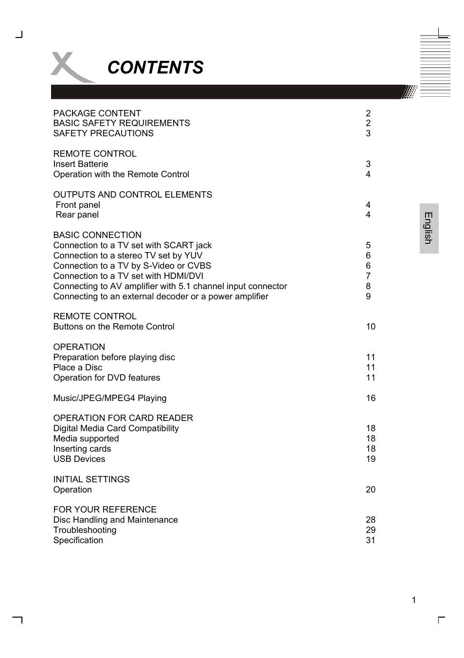 Xoro HSD 8420 User Manual | Page 37 / 170