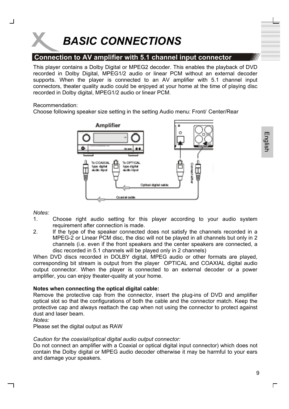 Basic connections | Xoro HSD 8420 User Manual | Page 45 / 170