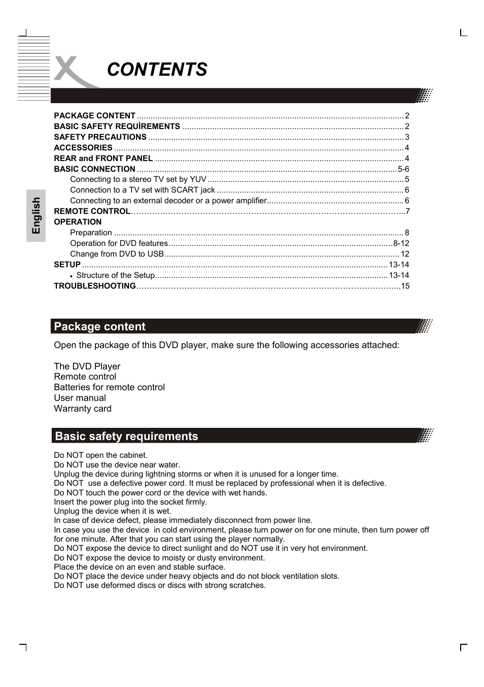 Xoro HSD 2200 User Manual | Page 16 / 59