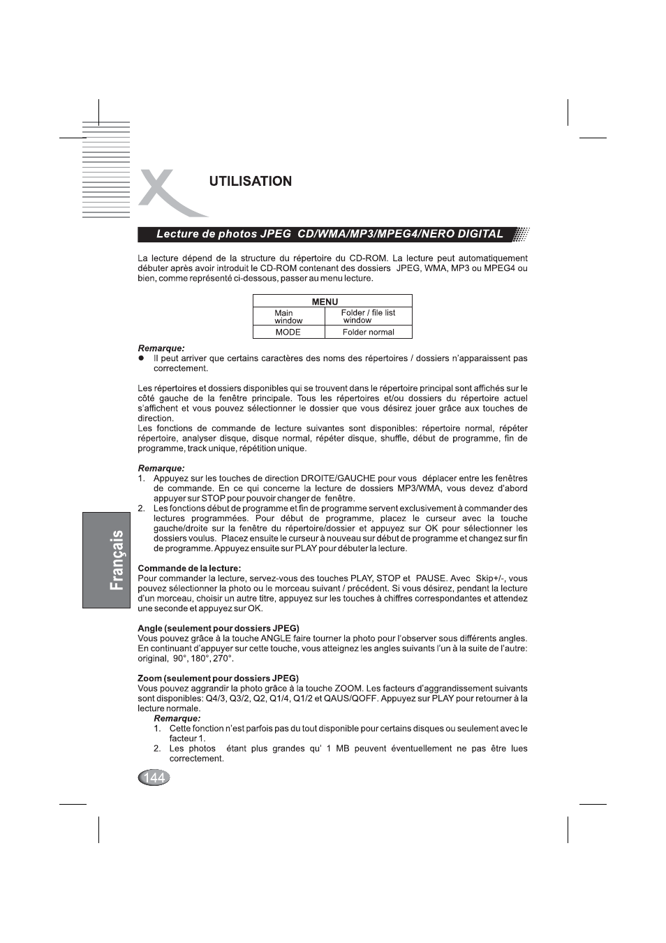 Xoro HSD 4000 User Manual | Page 144 / 164