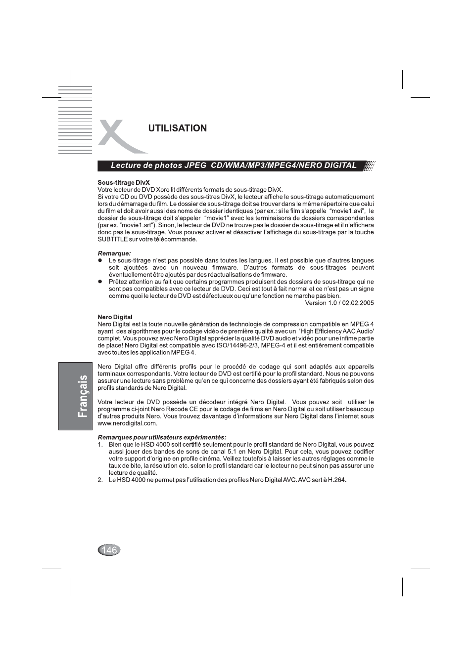 Xoro HSD 4000 User Manual | Page 146 / 164