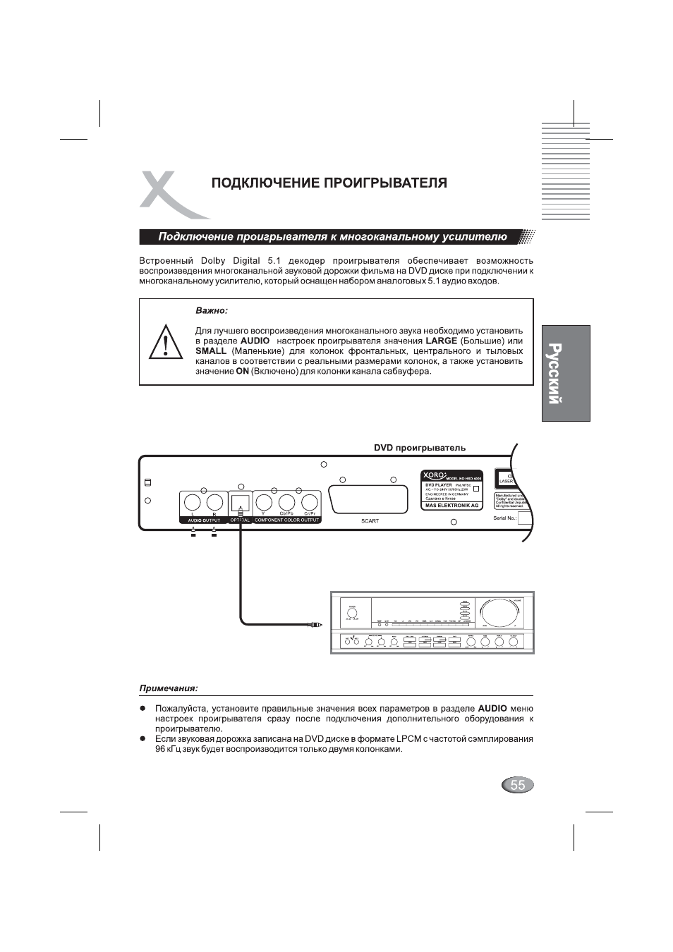 Xoro HSD 4000 User Manual | Page 55 / 164