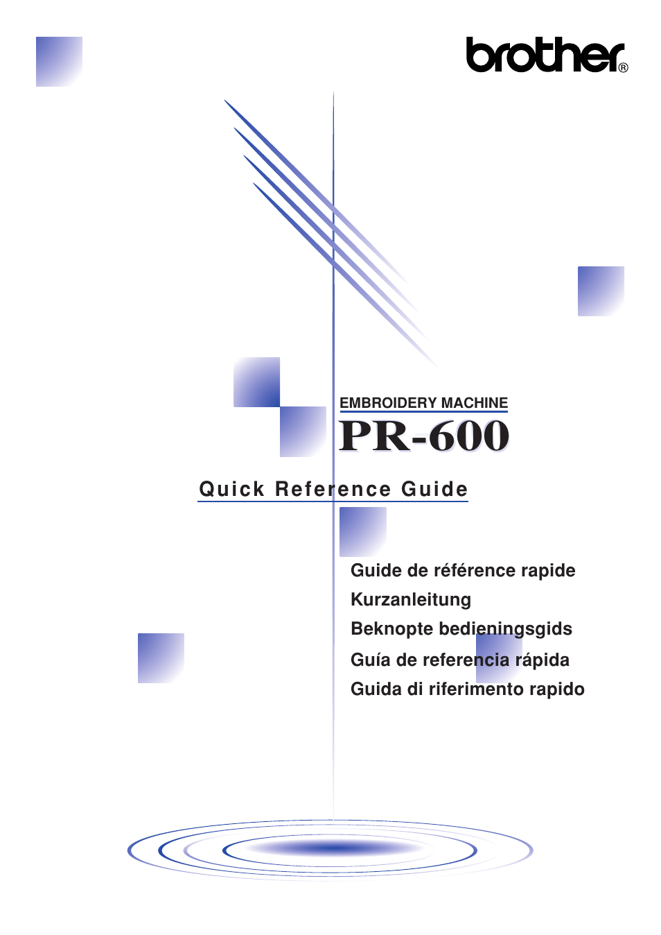 Brother PR-600 600C User Manual | 28 pages