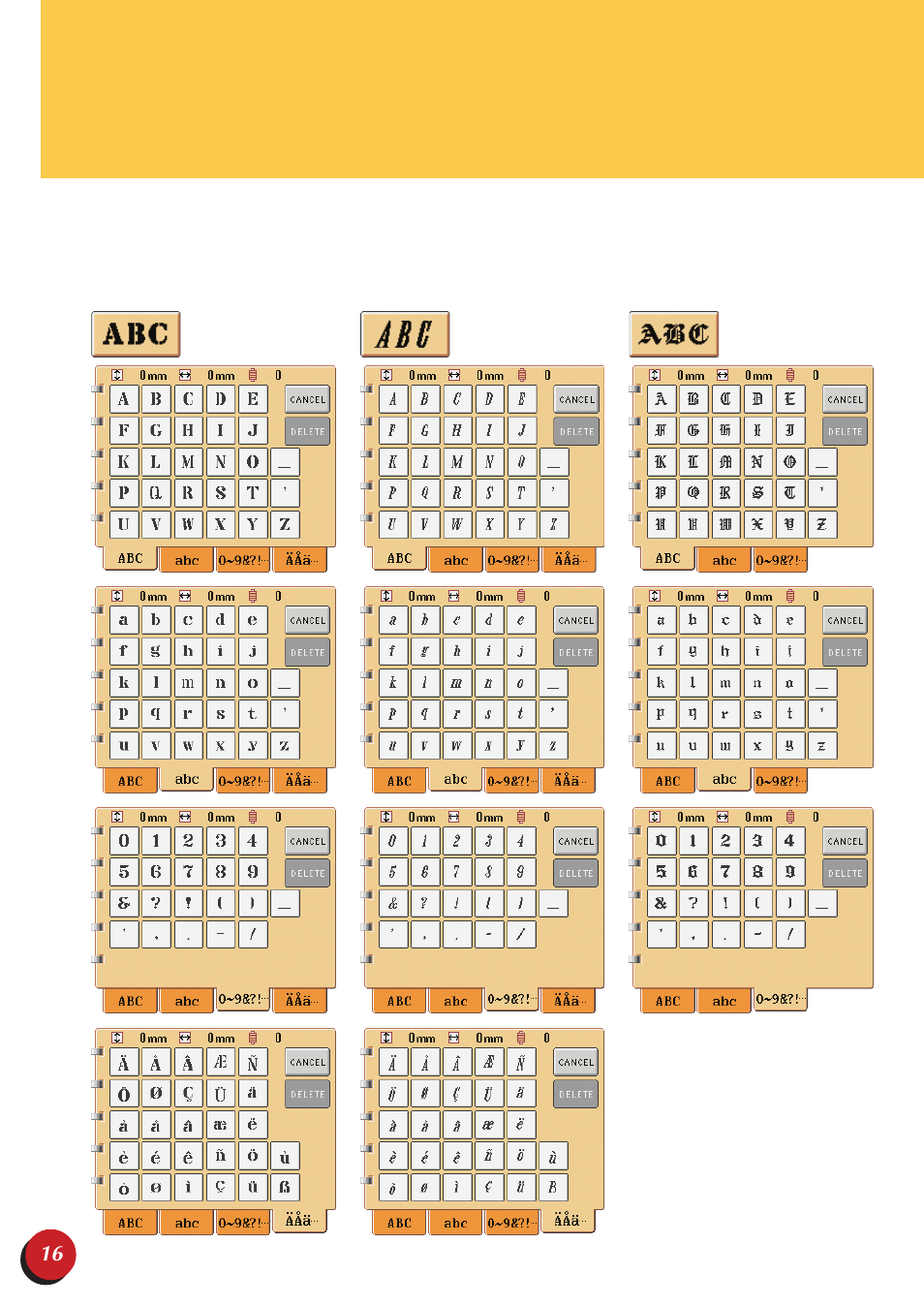 Brother PR-600 600C User Manual | Page 18 / 28