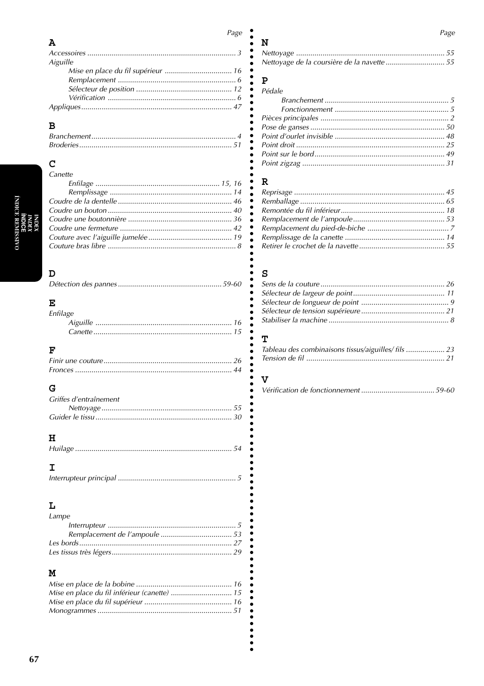 Brother LS-1717 User Manual | Page 77 / 82