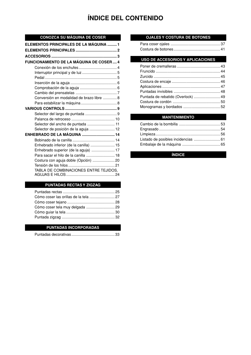 Brother LS-1717 User Manual | Page 8 / 82