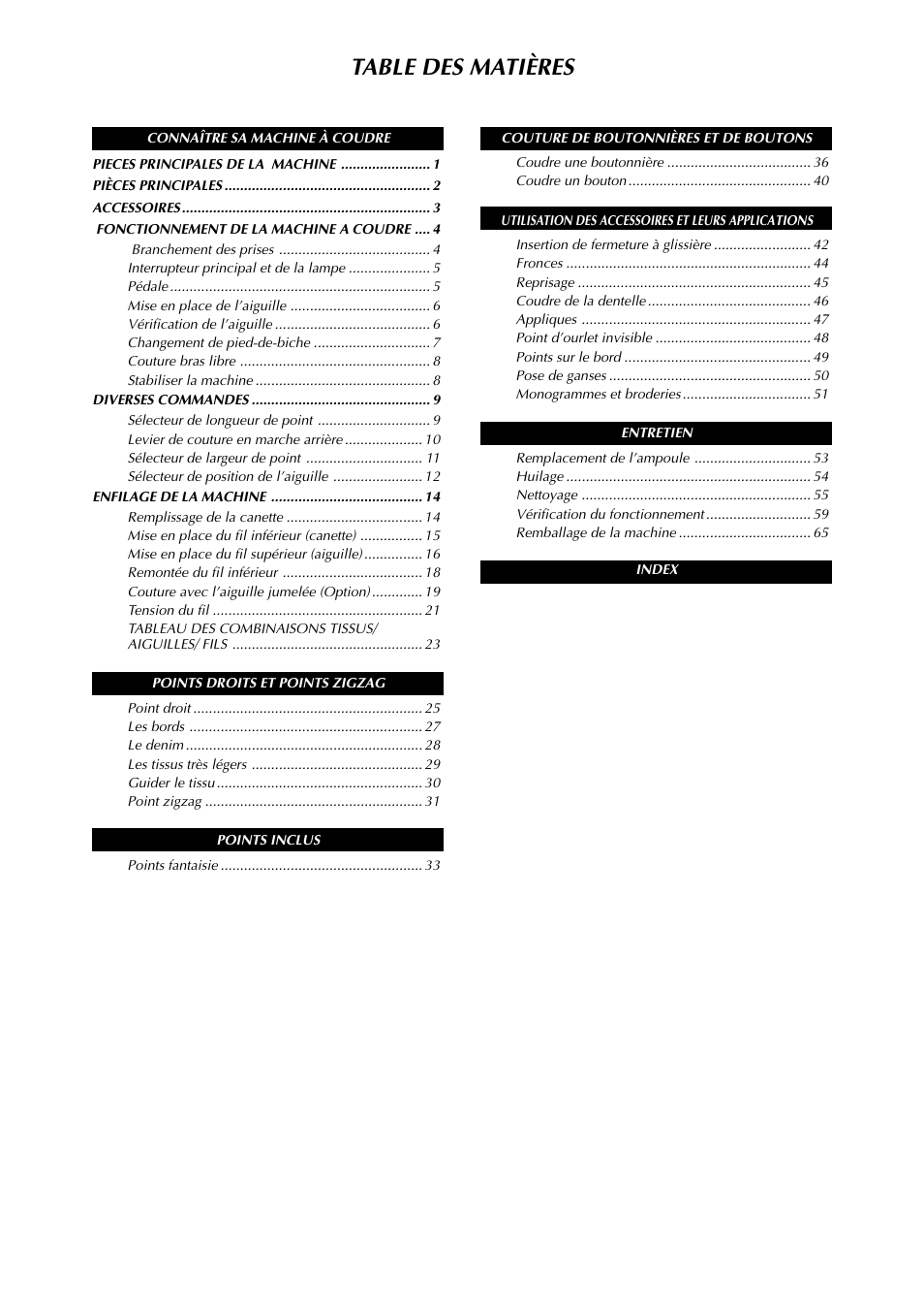 Brother LS-1717 User Manual | Page 9 / 82