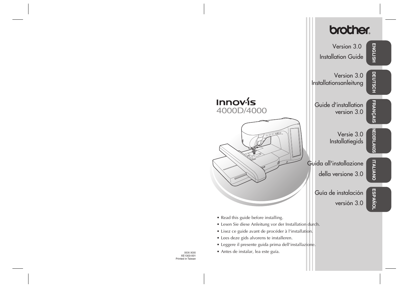 Brother Innov-is 4000D 4000 User Manual | 52 pages