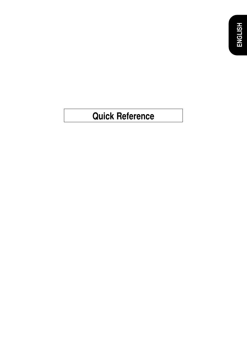 Quick reference | Brother PT-9200DX User Manual | Page 3 / 232