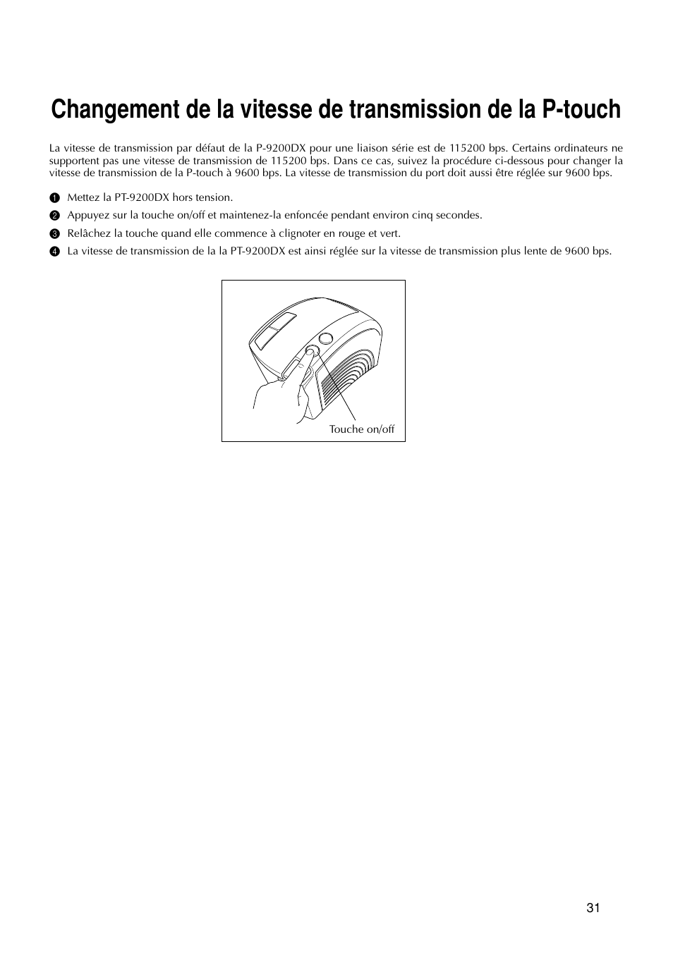 Brother PT-9200DX User Manual | Page 73 / 232