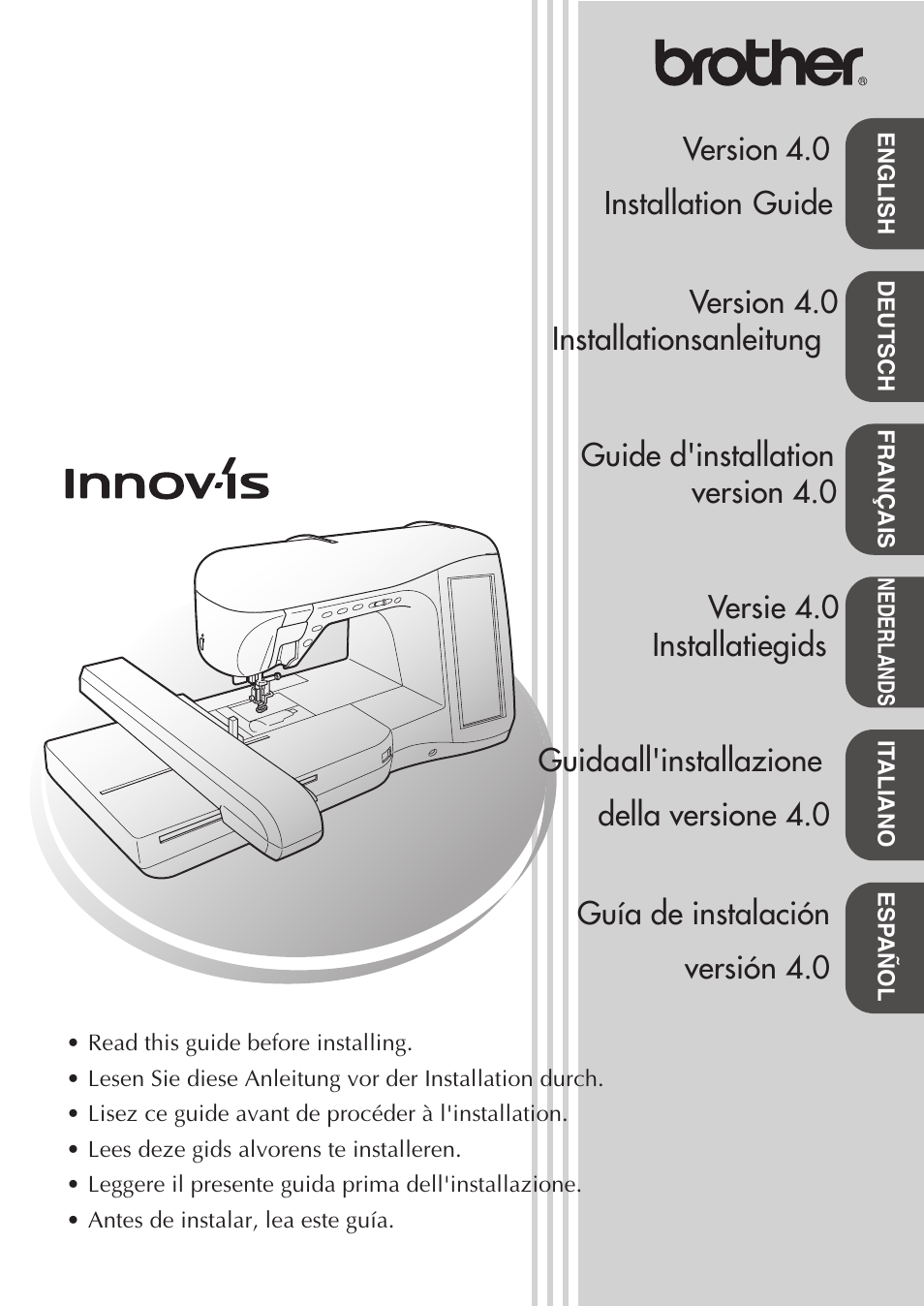 Brother Innov-is 4000D 4000 User Manual | 52 pages