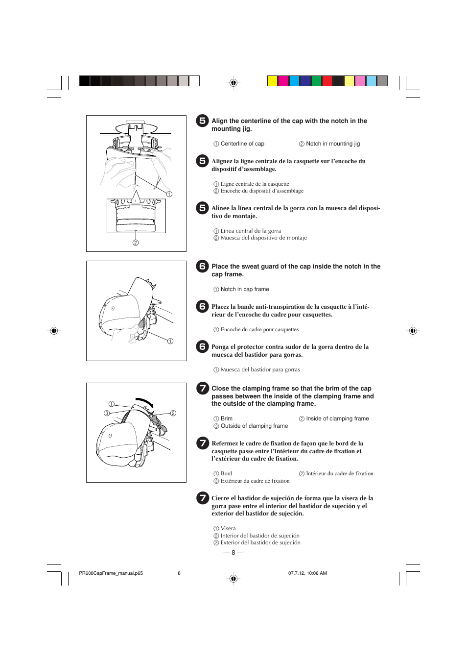 Brother PR-620 620C 600II 600IIC User Manual | Page 10 / 20