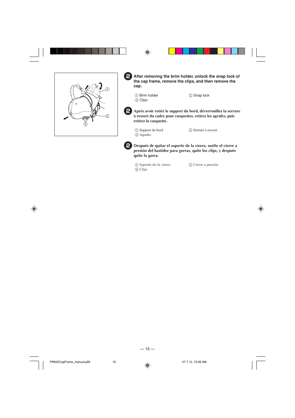 Brother PR-620 620C 600II 600IIC User Manual | Page 18 / 20