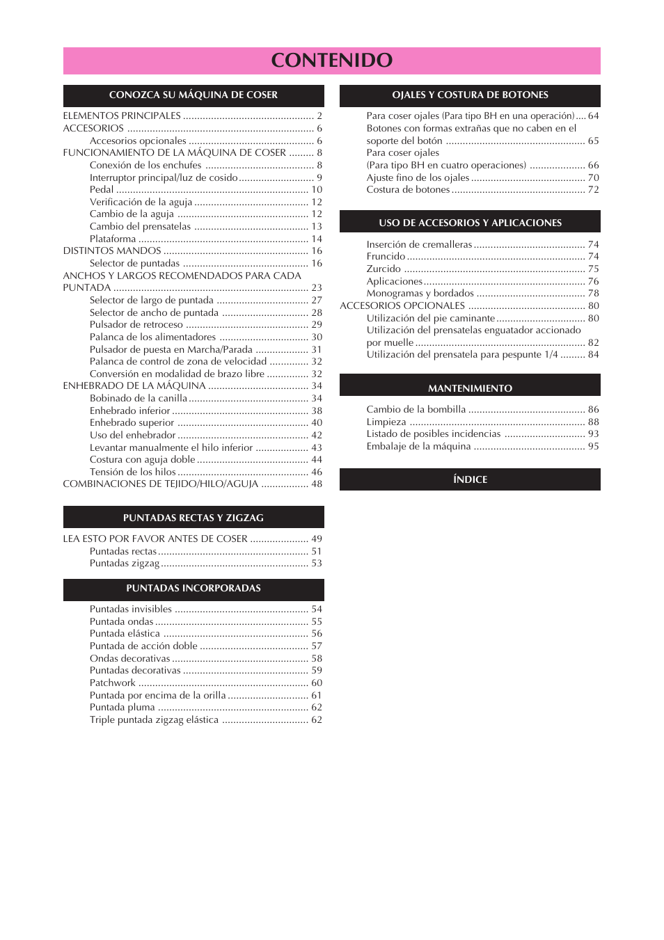 Brother PS-3100 3700 User Manual | Page 12 / 111