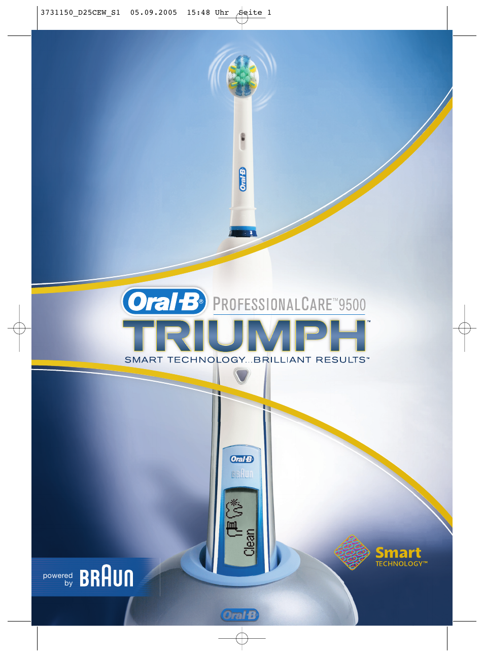 Braun D25500 Triumph Professional Care 9500 User Manual | 47 pages