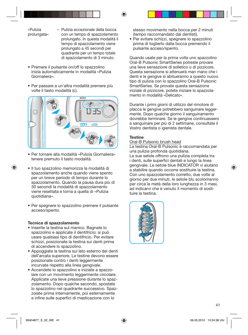 Braun S32.533.5 Pulsonic SmartSeries User Manual | Page 41 / 80