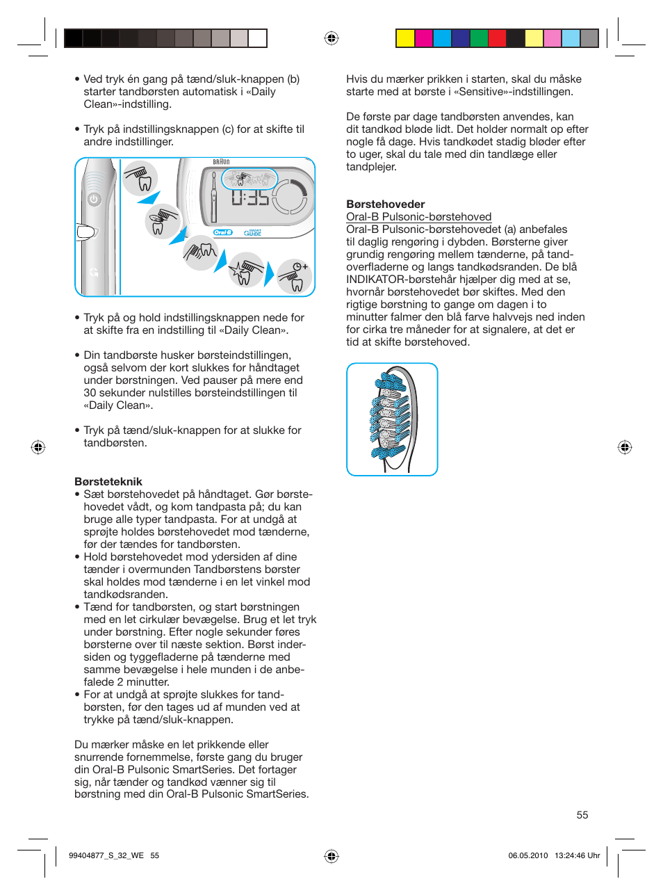 Braun S32.533.5 Pulsonic SmartSeries User Manual | Page 55 / 80