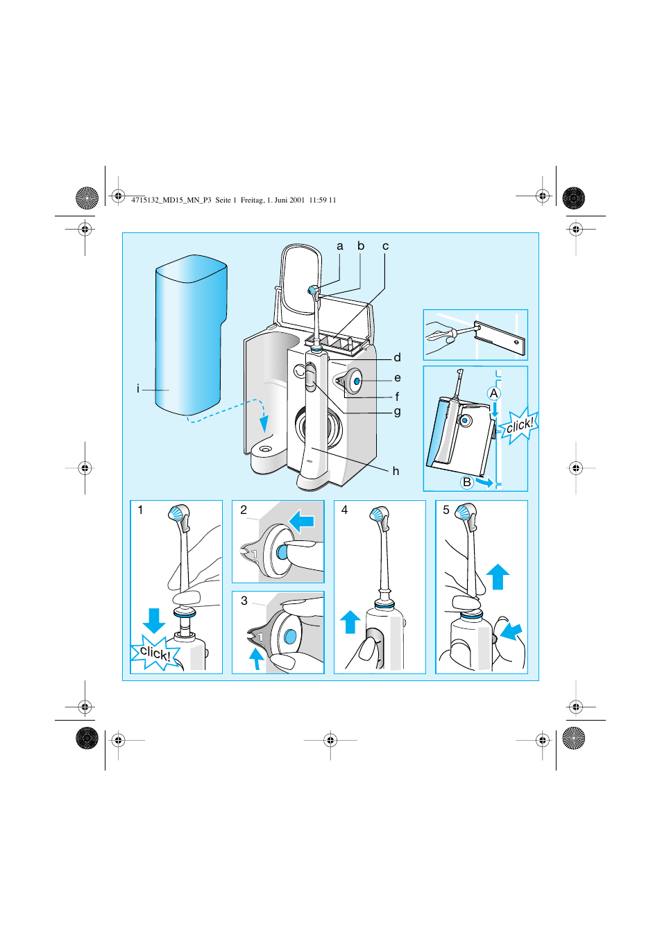 Braun MD15 OxyJet User Manual | Page 3 / 45