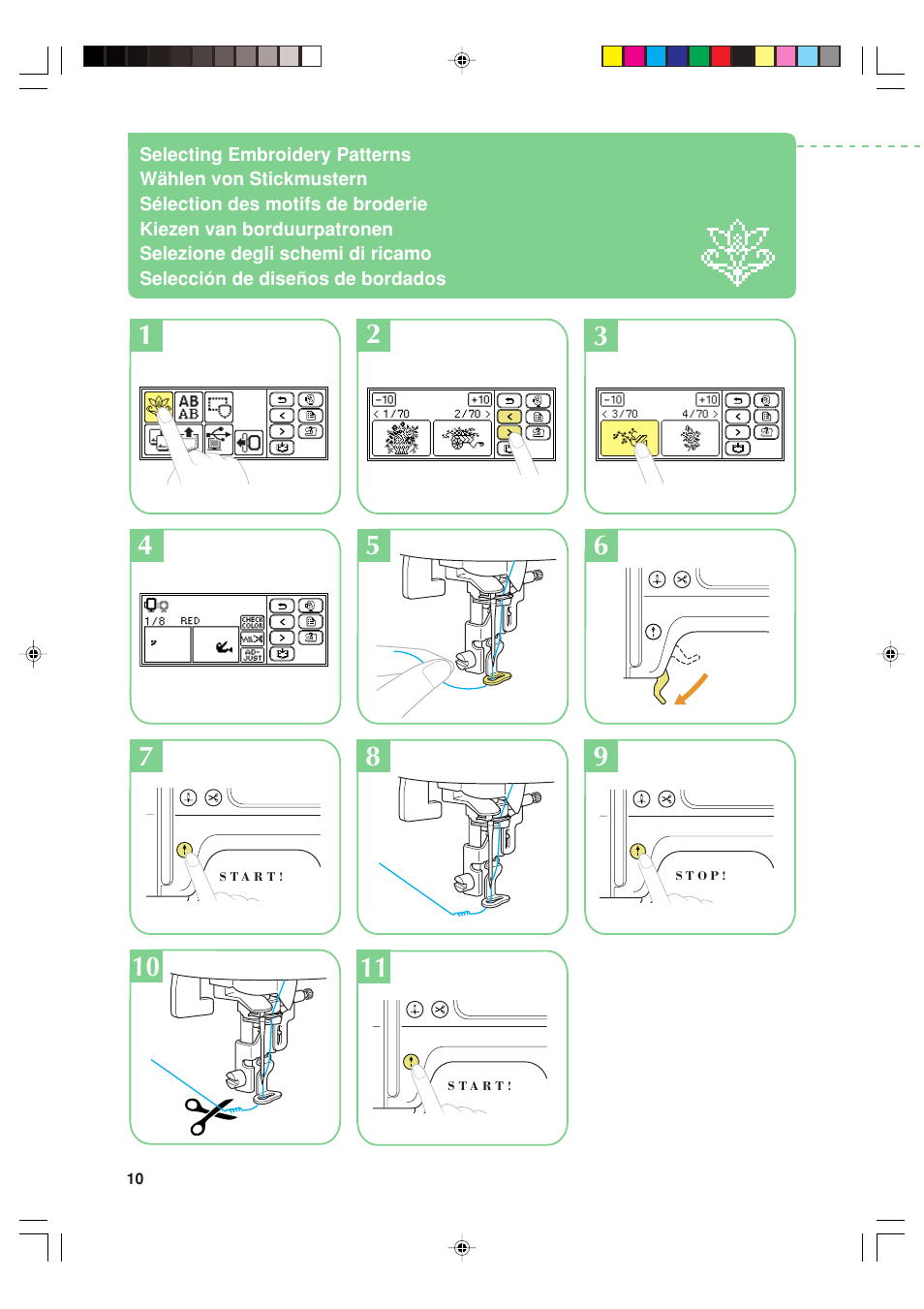 Brother Innov-is 90E User Manual | Page 12 / 24