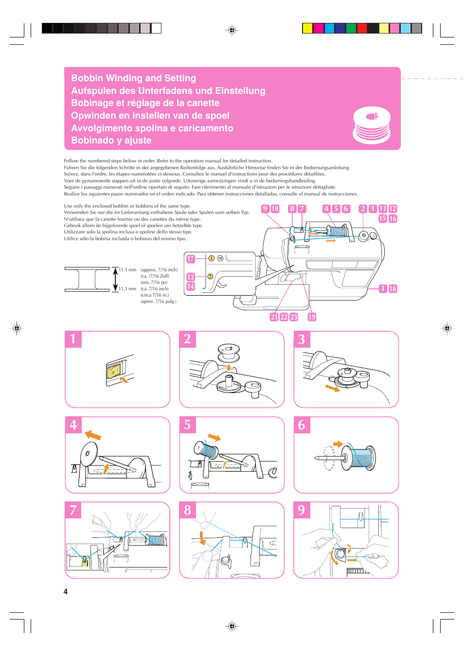 Brother Innov-is 90E User Manual | Page 6 / 24