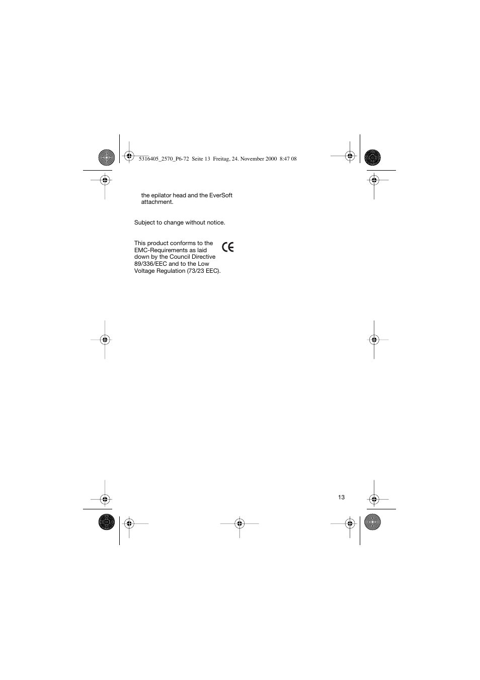 Braun 2550 EverSoft User Manual | Page 12 / 71