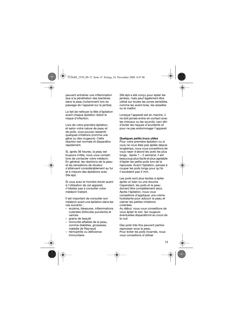 Braun 2550 EverSoft User Manual | Page 14 / 71