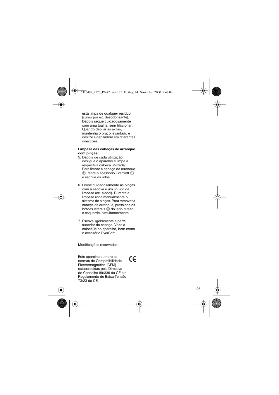 Braun 2550 EverSoft User Manual | Page 24 / 71