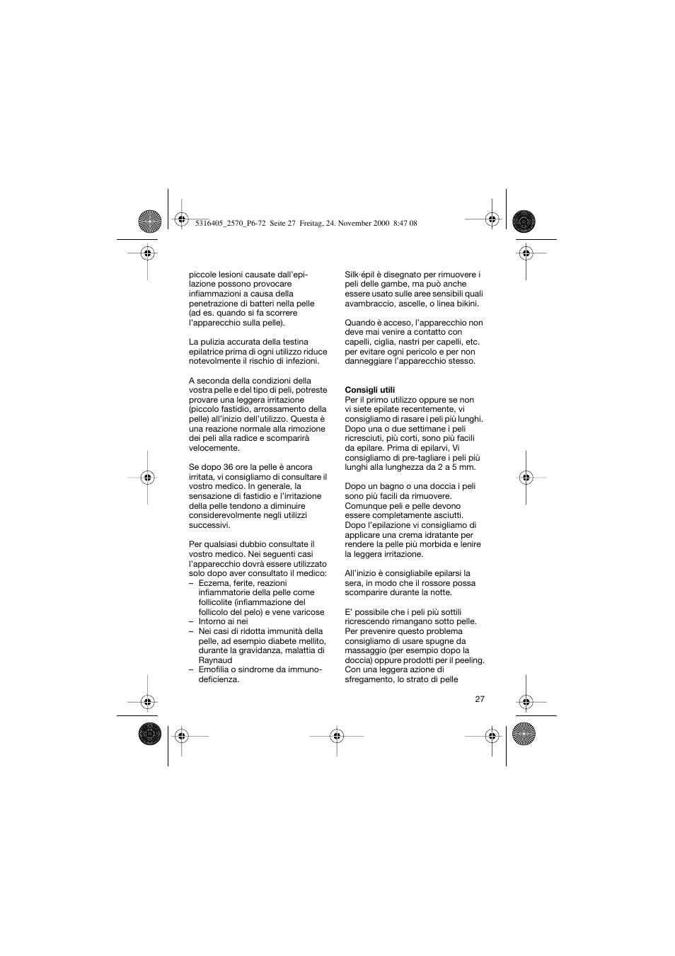 Braun 2550 EverSoft User Manual | Page 26 / 71
