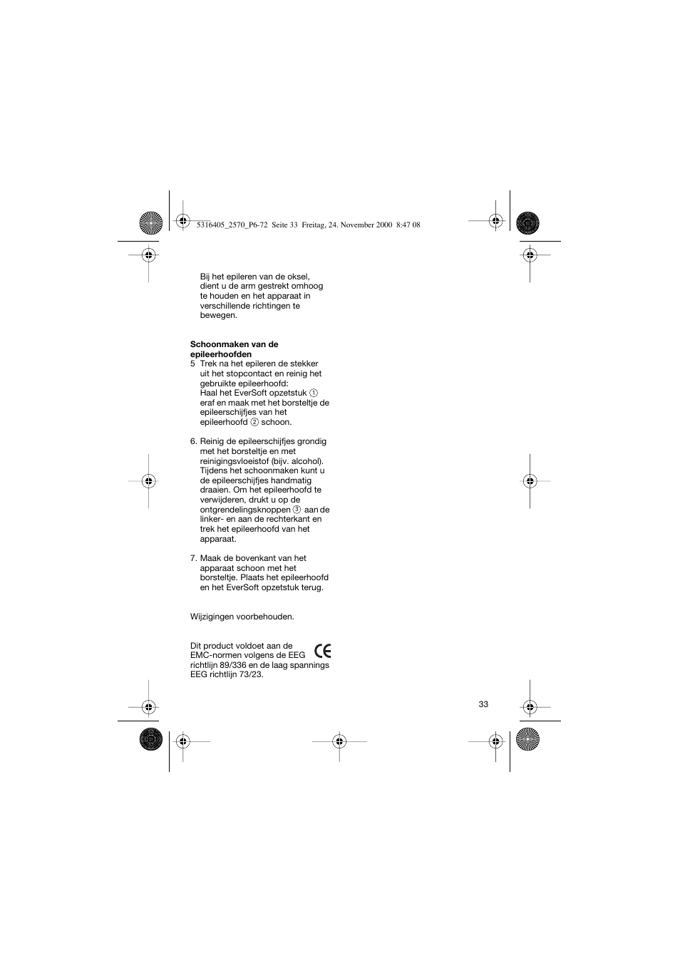 Braun 2550 EverSoft User Manual | Page 32 / 71