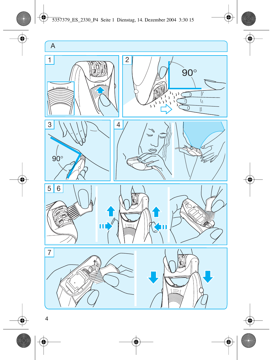 Braun 2330 Silk-épil EverSoft User Manual | Page 4 / 94