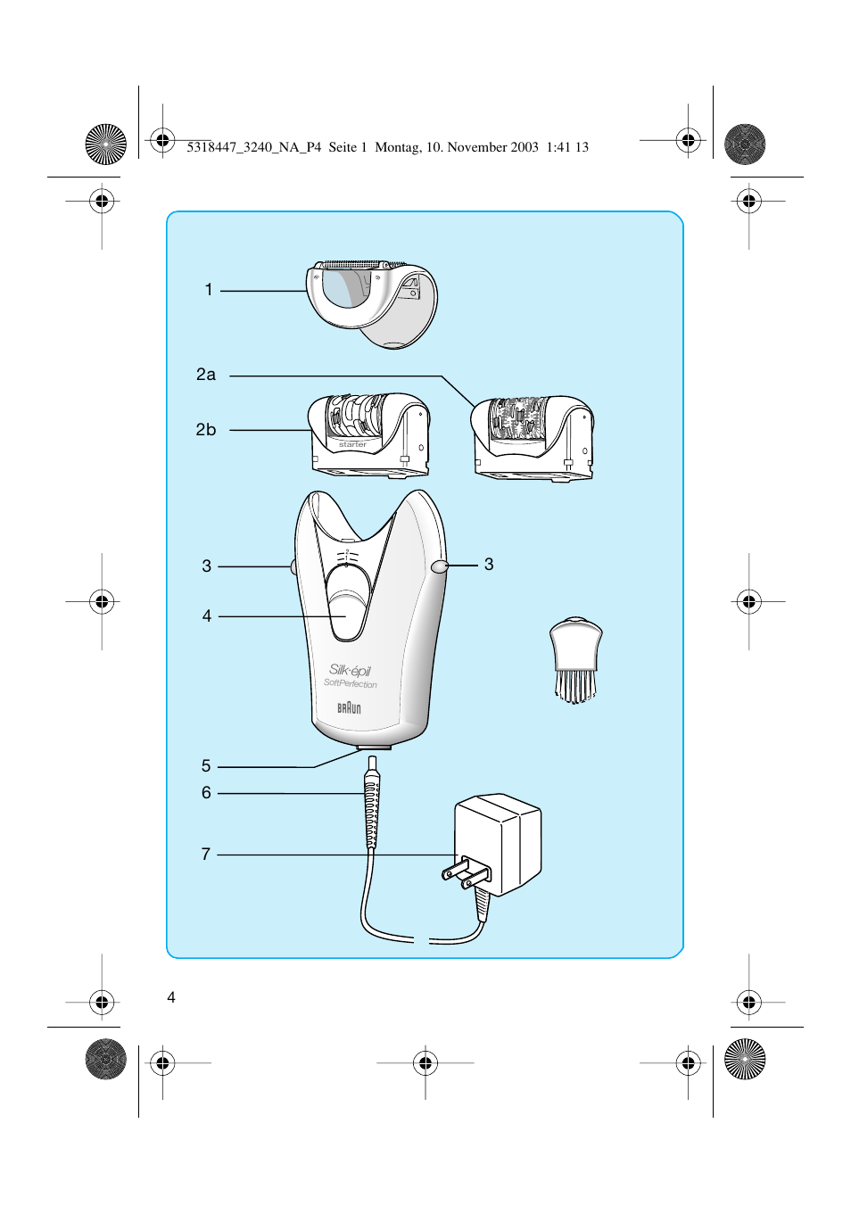 Braun 3240 Silk-épil SoftPerfection Easy Start User Manual | Page 3 / 23