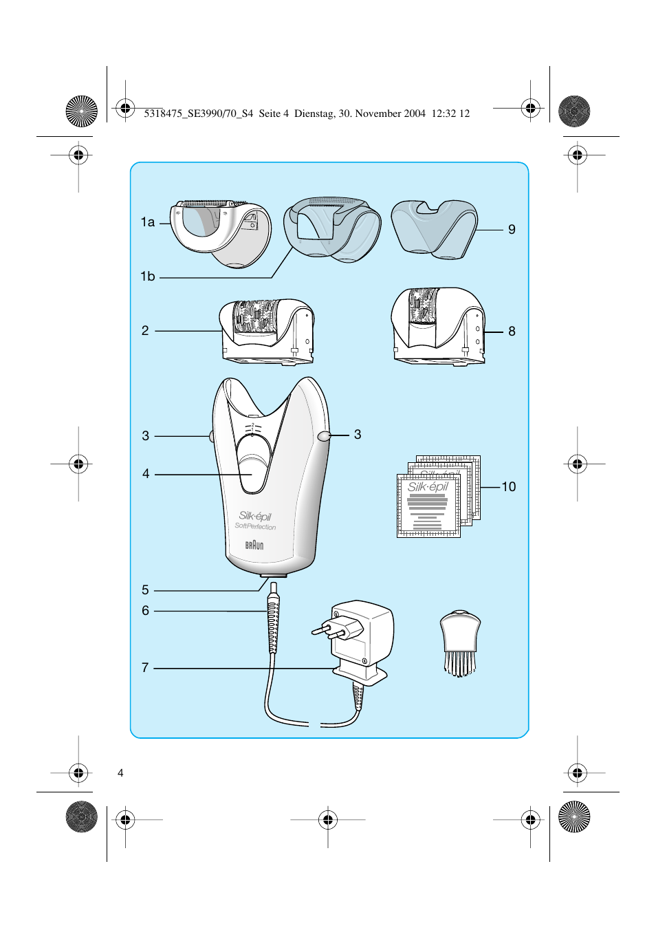 Braun 3870 Silk-épil SoftPerfection Body & Face User Manual | Page 3 / 63