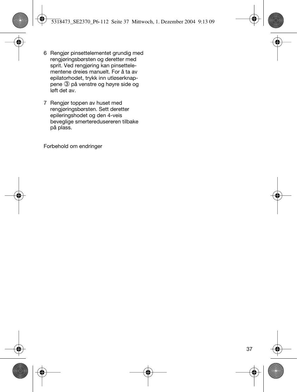 Braun 3270-5319 Silk-épil SoftPerfection Easy Start User Manual | Page 36 / 108