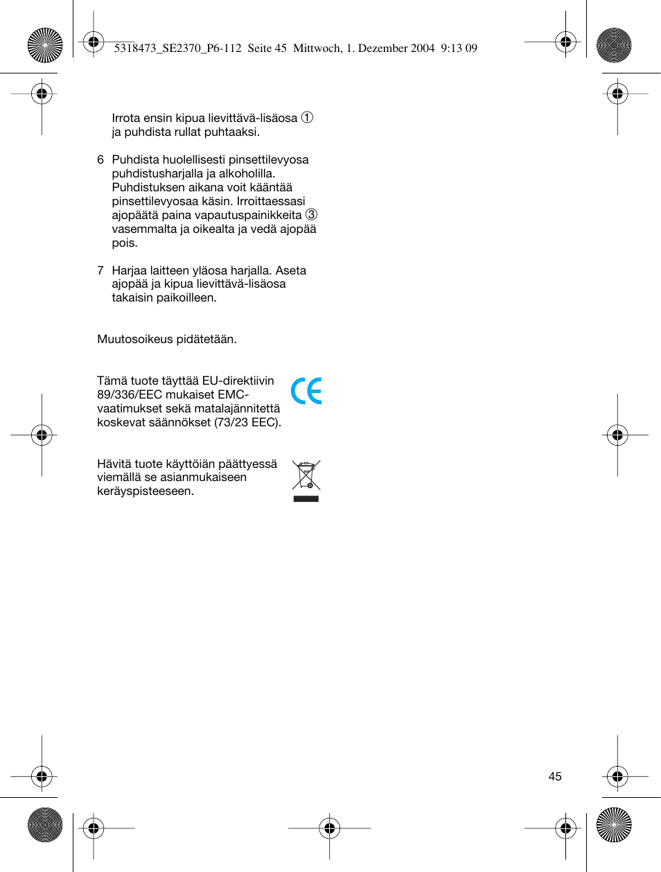 Braun 3270-5319 Silk-épil SoftPerfection Easy Start User Manual | Page 44 / 108