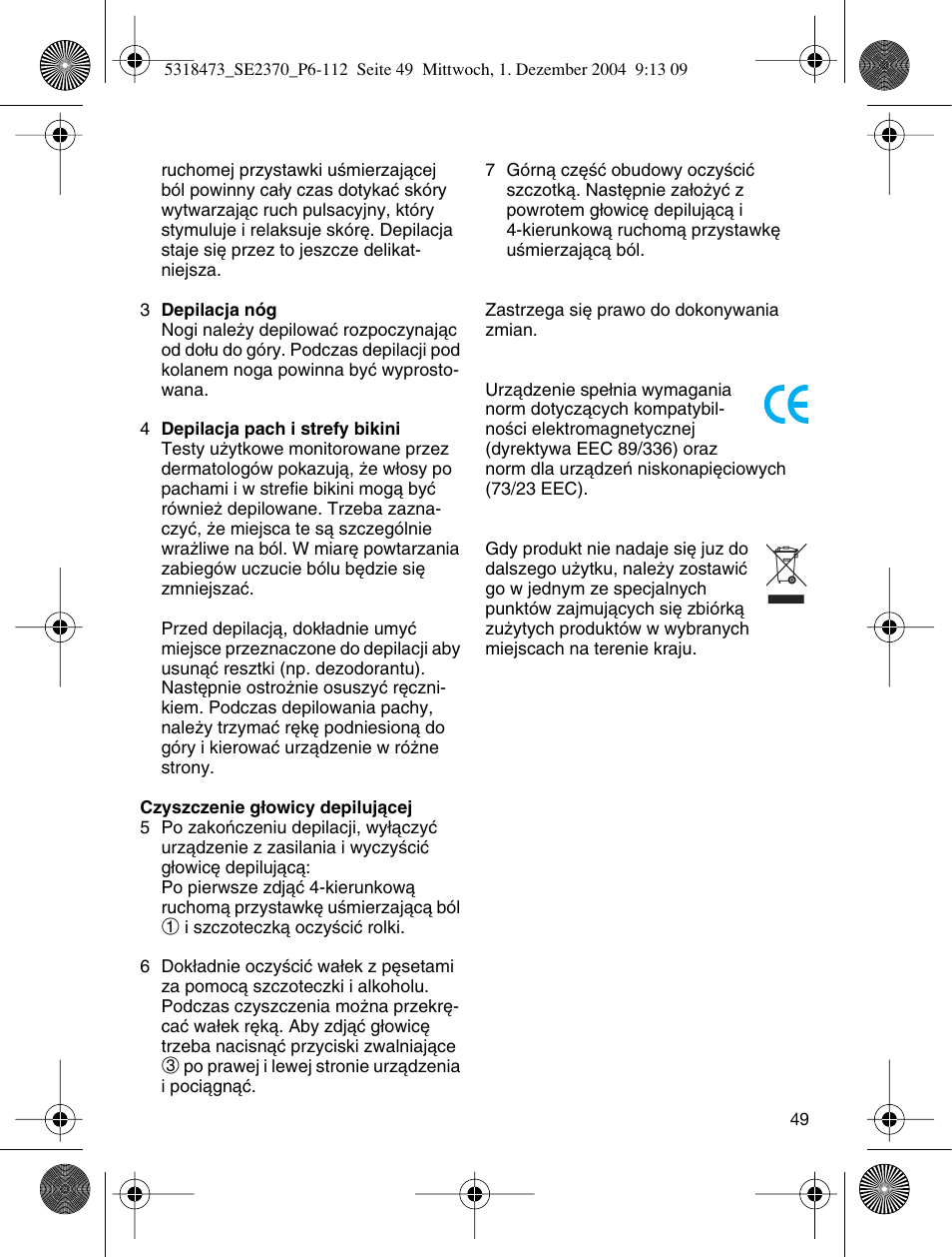 Braun 3270-5319 Silk-épil SoftPerfection Easy Start User Manual | Page 48 / 108