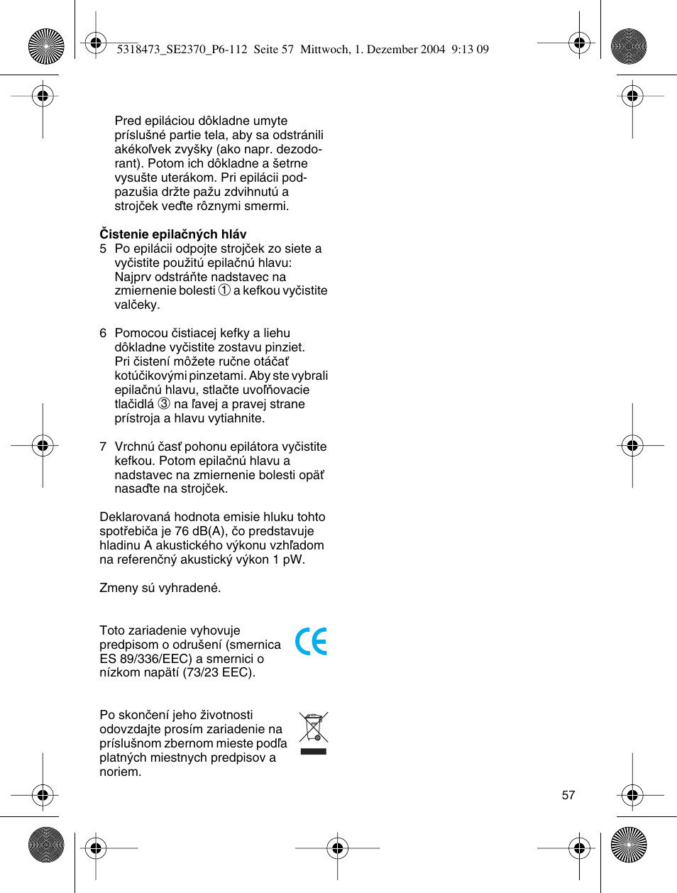 Braun 3270-5319 Silk-épil SoftPerfection Easy Start User Manual | Page 56 / 108
