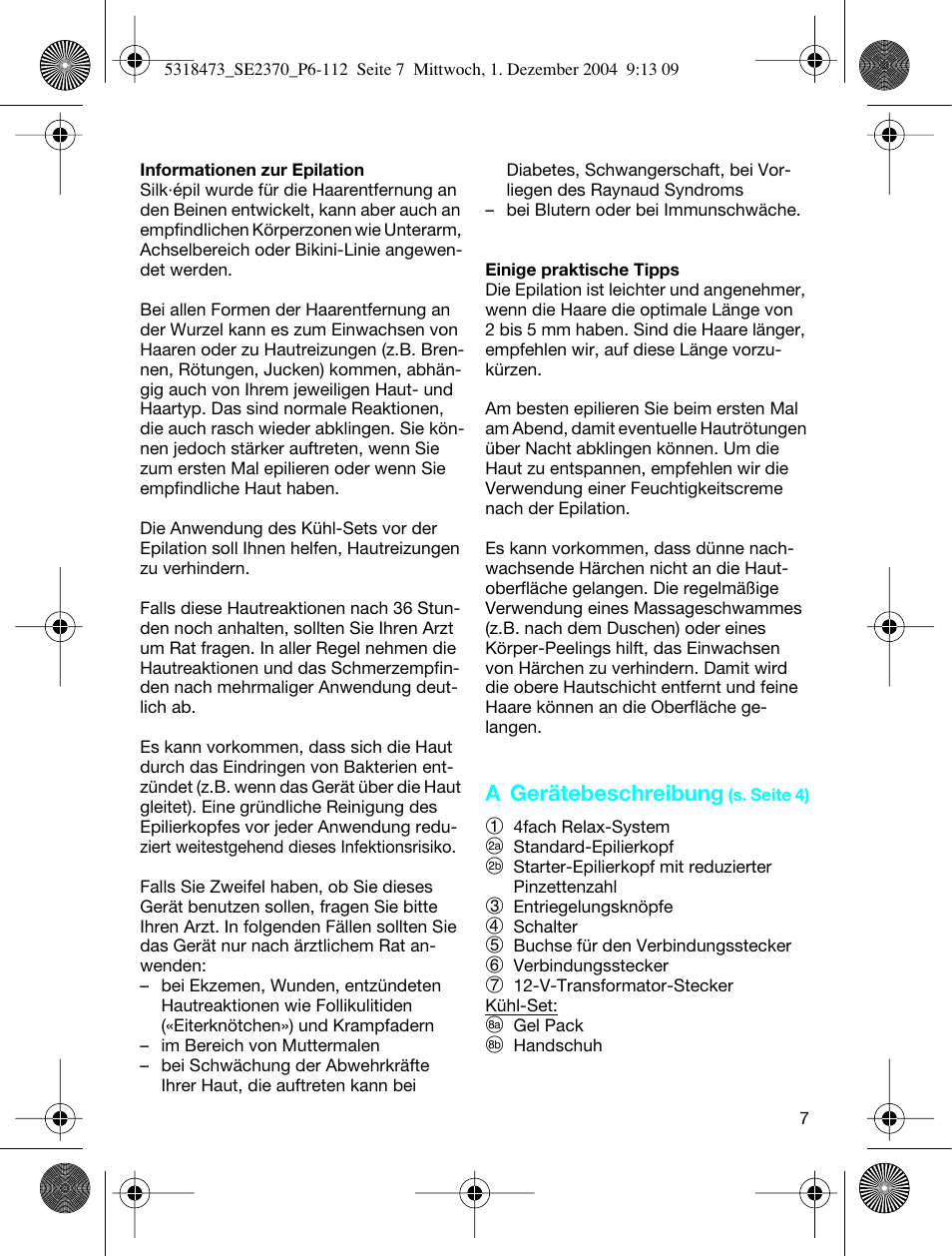 Braun 3270-5319 Silk-épil SoftPerfection Easy Start User Manual | Page 6 / 108