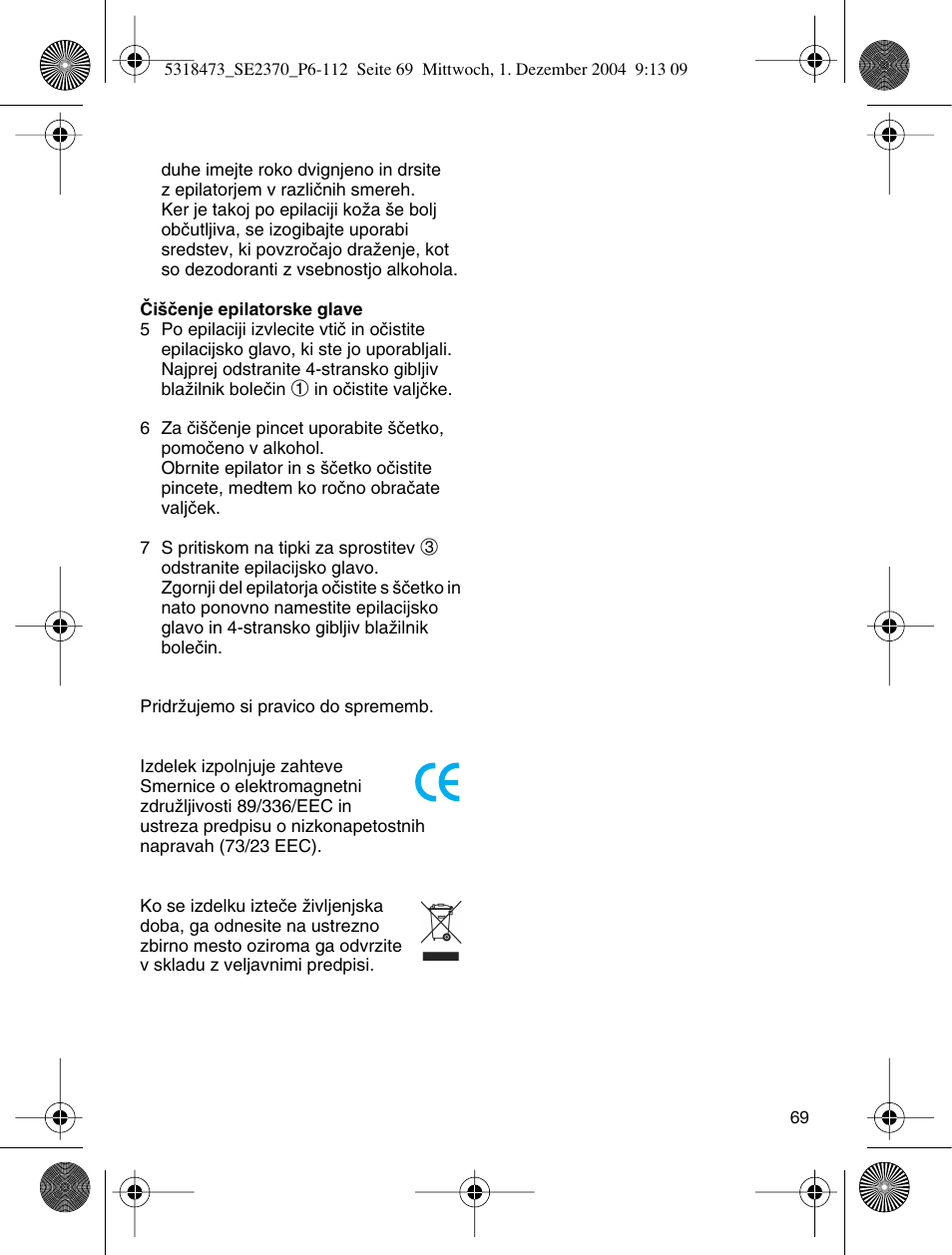 Braun 3270-5319 Silk-épil SoftPerfection Easy Start User Manual | Page 68 / 108