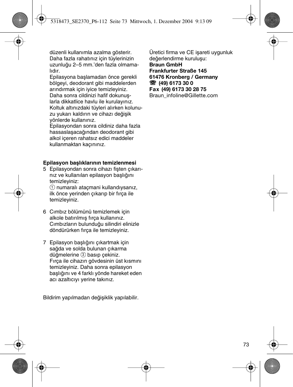 Braun 3270-5319 Silk-épil SoftPerfection Easy Start User Manual | Page 72 / 108