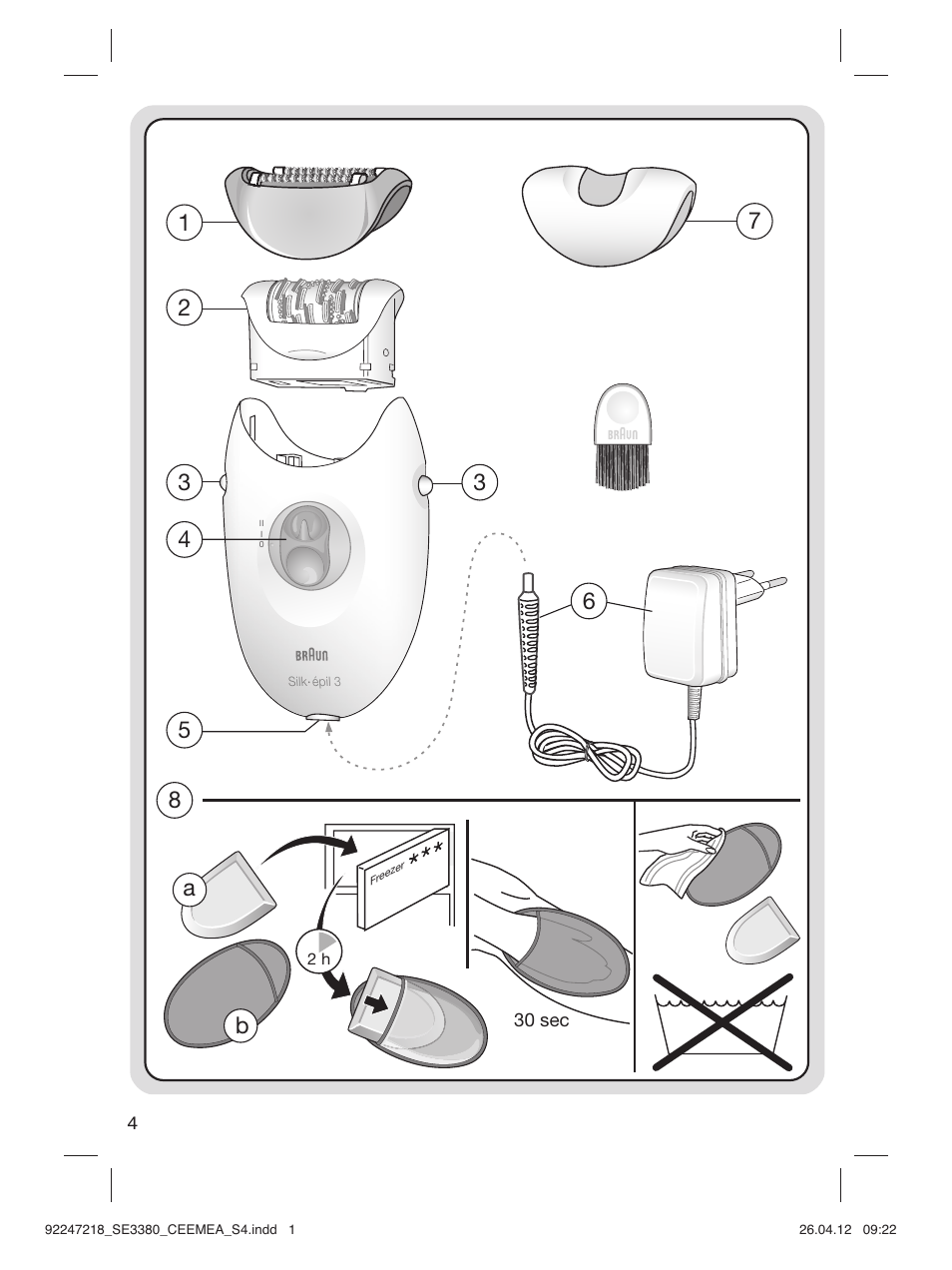 Braun 3380-5320 Silk-épil 3 User Manual | Page 3 / 76